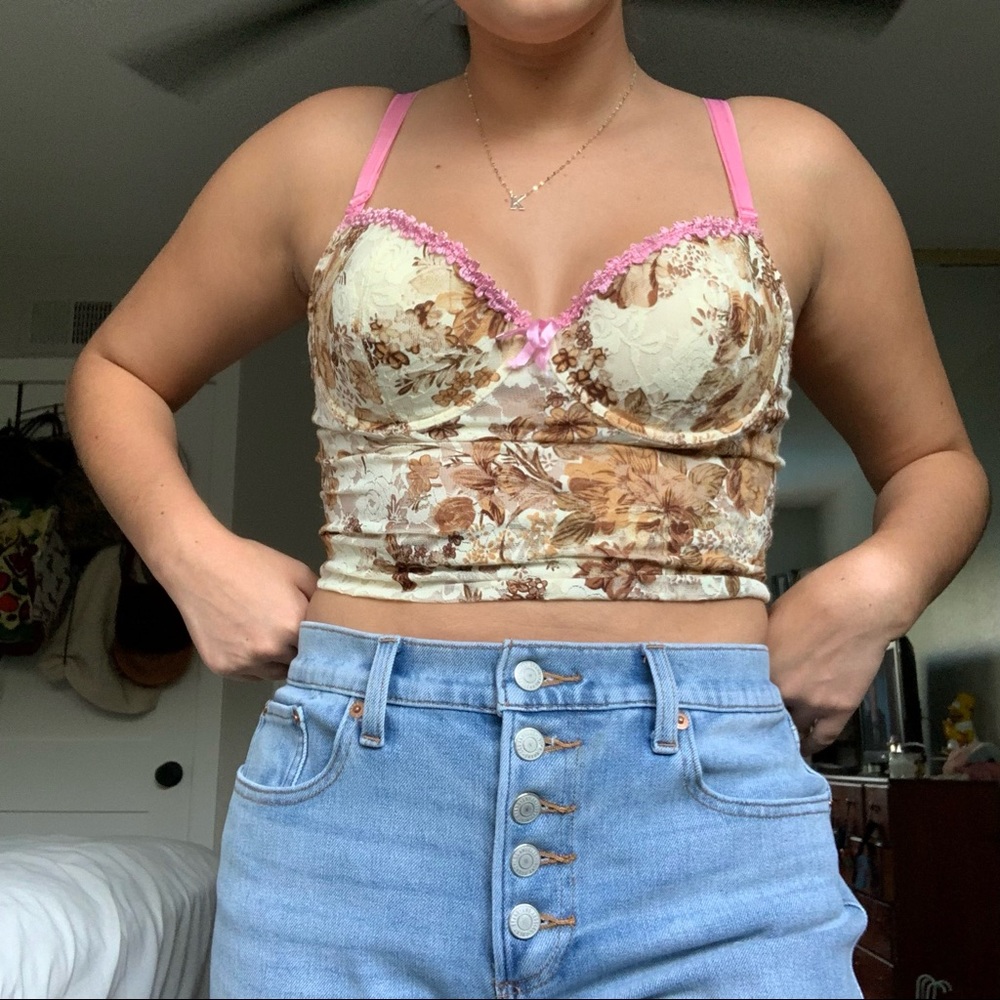 Lace tank top